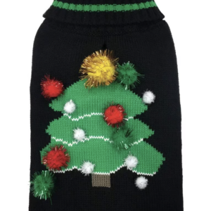 Clearance Ugly Sweater Christmas Tree Dog Sweater